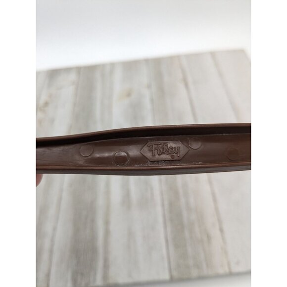 Vintage Foley #1 Brown Nylon Plastic Solid Spoon 11" - Picture 7 of 8